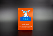 Load image into Gallery viewer, Example of an APX Card Front Undo Redo